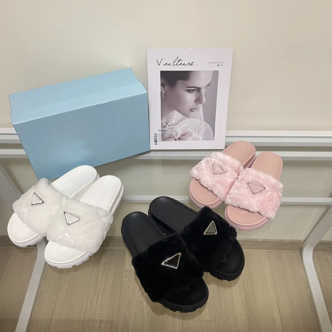 Puma furry slides designer top