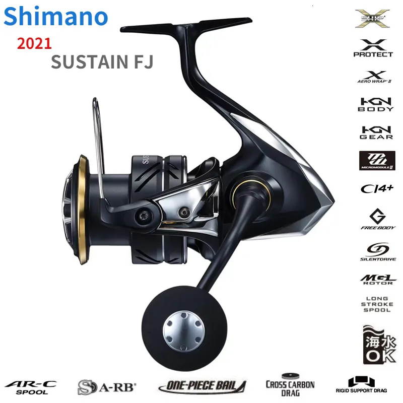 بايتسنج بكرات Shimano SateR FJ 2500 2500HG C3000 C3000HG C3000XG 4000 4000HG 4000XG C5000XG صيد الأسماك الملحون عجلة الصيد 230704