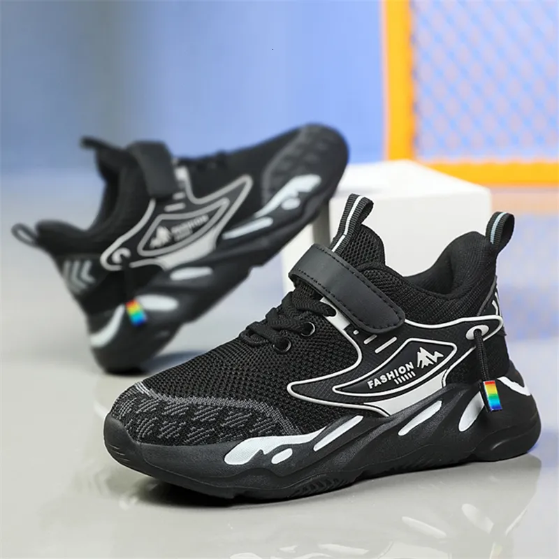 Sandals Breathable Kid Sneaker Shoes Boys Mesh Basketball Shoes Fashion Casual Shoes Comfortable Training Shoes for Children 230704