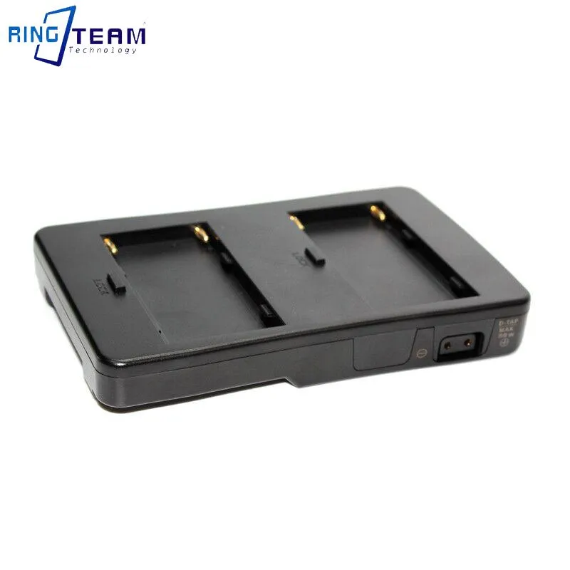 accessoires F2BP Batterie NPF à la plaque adaptateur de convertisseur de batterie VMount Fit NPF550 F750 F970 pour le moniteur d'éclairage LED de la caméra DSLR Canon 5D2