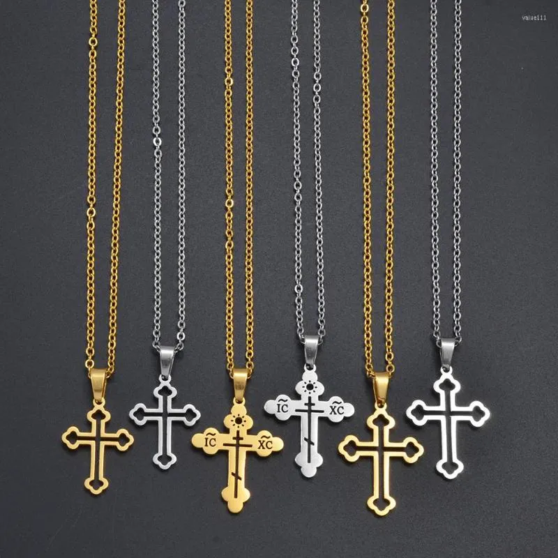 Hanger Kettingen Anniyo ICXC Cross Religie Sieraden Orthodoxie Christogram Oosters Christendom Symbool Christian #350601