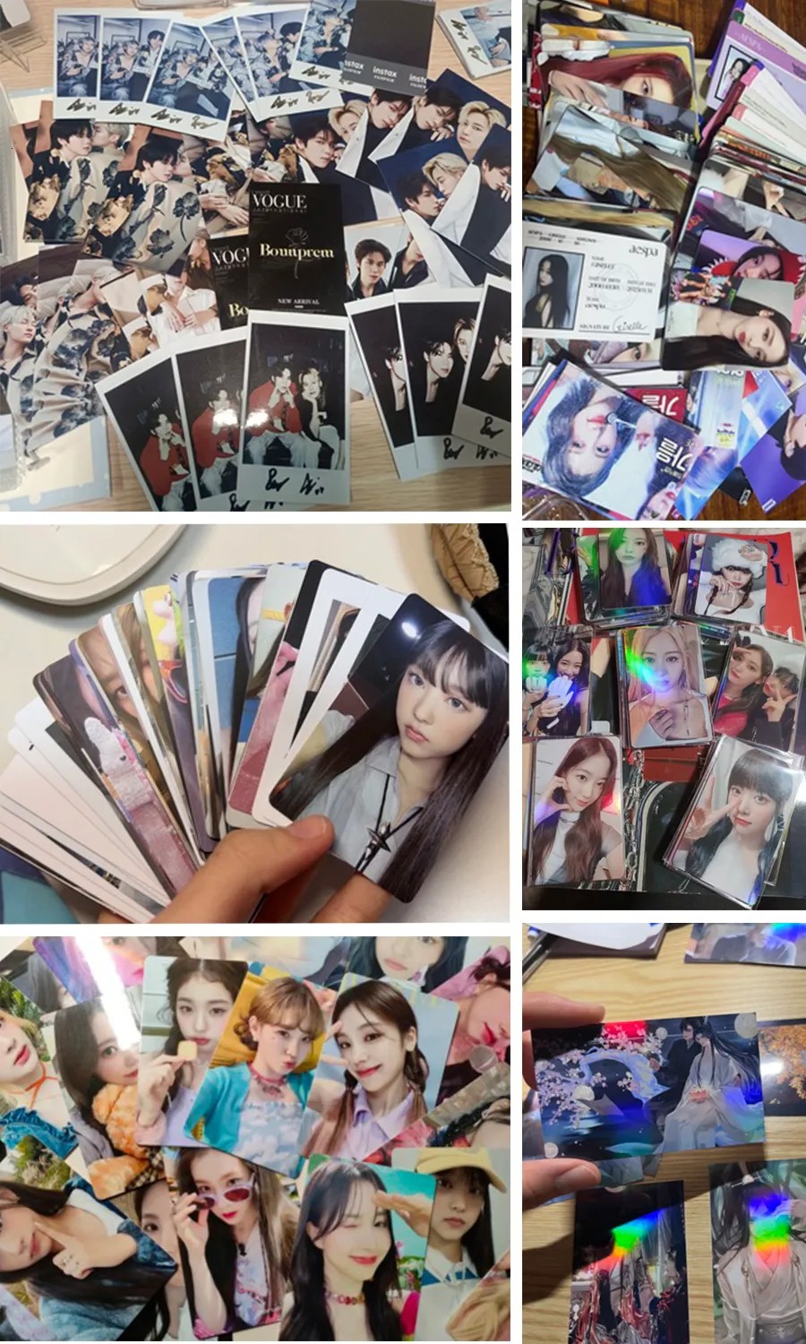 Wholesale Custom Kpop Pocards Stray 30100 Holographic