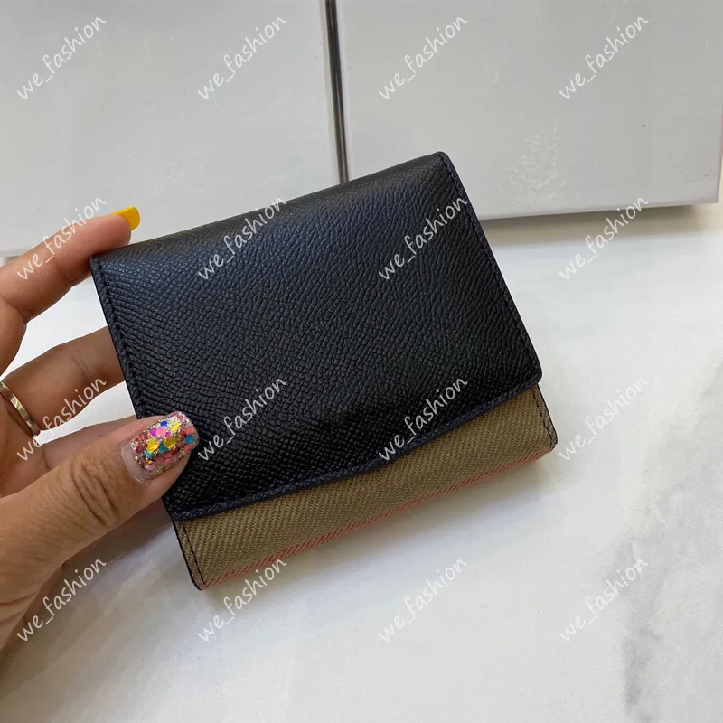 Wallet Mens Designer Wallets Women Three Fold Money Bag Womens Designers Purse Card Holder Purses Square Wallets D2307013F