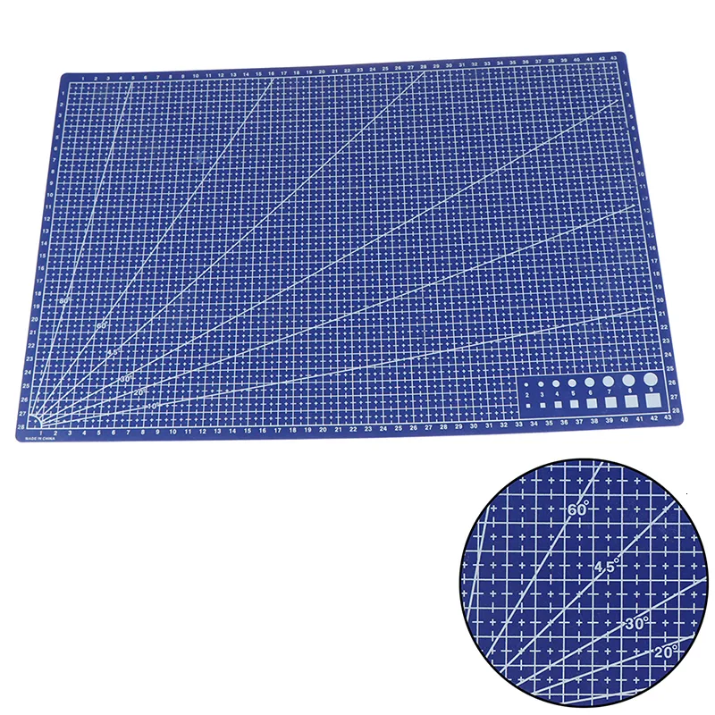 Cutting Mat A3 Cutting Board blue Patchwork Cut Pad Cutting Mat Manual DIY Tool Paper cutting Sealing Carpentry pad Art paper Cutting Mat 230703