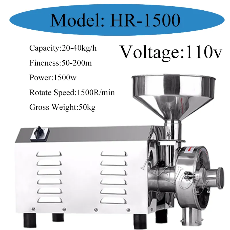 Grinder 1500W ステンレス製 グラインダー Grinder 1500W ステンレス製
