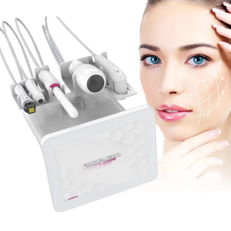 Hifu 5 In 1 Professionnel 7D HIFU Met RF Microneedling Vagina Machine Rader Speleologie Gezicht Lifting Machine