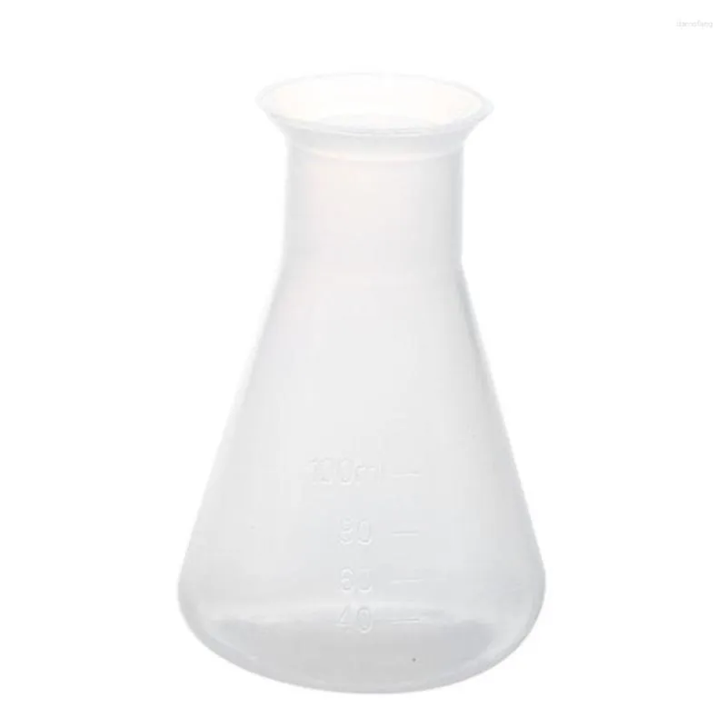 2 pz/lotto 50-1000 ml Trasparente Bianco Bottiglia di Stoccaggio Boccetta Conica Da Laboratorio di Plastica