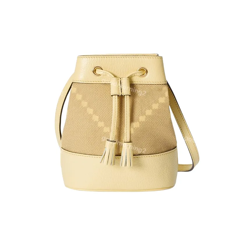 Designer Nano Noe Bucket Bag Women Totes Handbags Bags Shoulder Clutches Backpacks Pouches Wallets 4 Colors