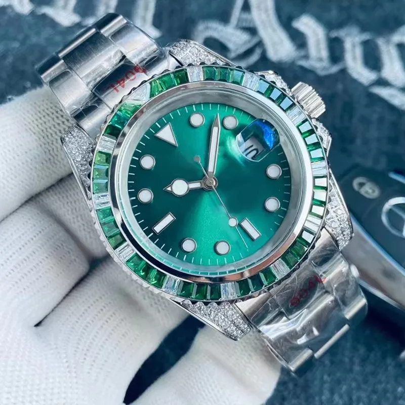 Diamond Luxury Mens Ile Submarine 40mm Otomatik Makine 904L Paslanmaz Celik Safir Ayd nl k Saat Su Gecirmez Montre De Luxe Dhgate Kol Saatleri Yi TL1 630.81 DHgate