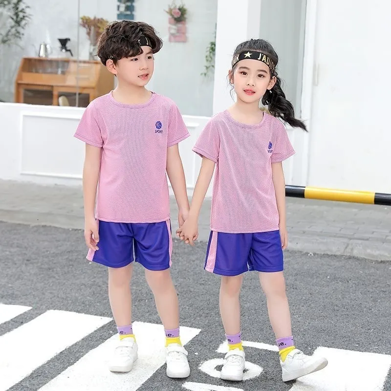 Conjuntos De Ropa Conjuntos Deportivos Para Ninos Ropa Deportiva De Secado Rapido Ropa De Baloncesto Transpirable Ninos Ropa De Verano Camiseta Ropa Ninos Ninas 230703 De 6 72 DHgate