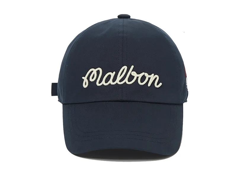 Koreański Malbon Golf Golf Le Fleur Golf Hat Balls Golf Balls Baseball Cap Men Baseball Bat Men S Hat Men S Lats Fisherman Towar Ladies Trend Fashion White 342