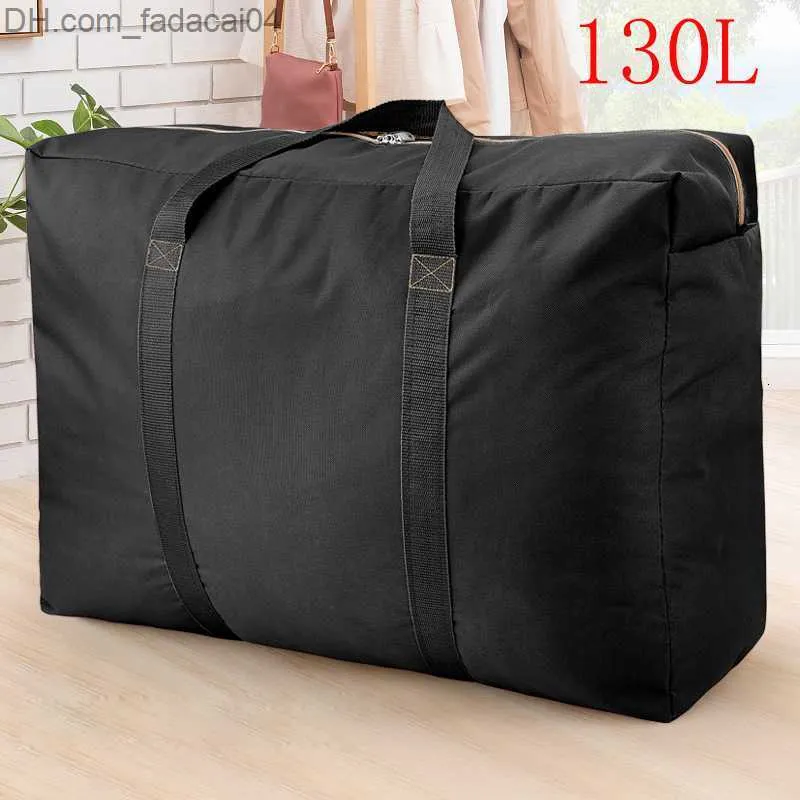 Sacos Duffel Sacos Duffel Engrossar Roupas Portáteis de Viagem Armazenamento Zíper Impermeável Bagagem de Designer Mudança de Casa Mão à Prova de Umidade Pacote Z230704