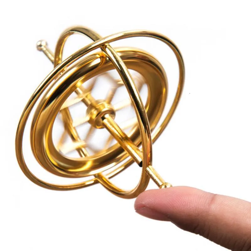 Spinning Top Mini Metal Gyro Gift Classic Great Performance Accurate Educational Toy Finger Gyroscope Birthday 230703