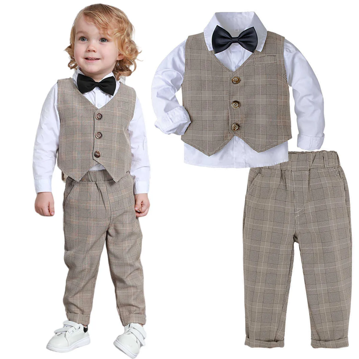 Krishna Dress For Kids Baby Boy Clothes Gentleman Suspender Pants
