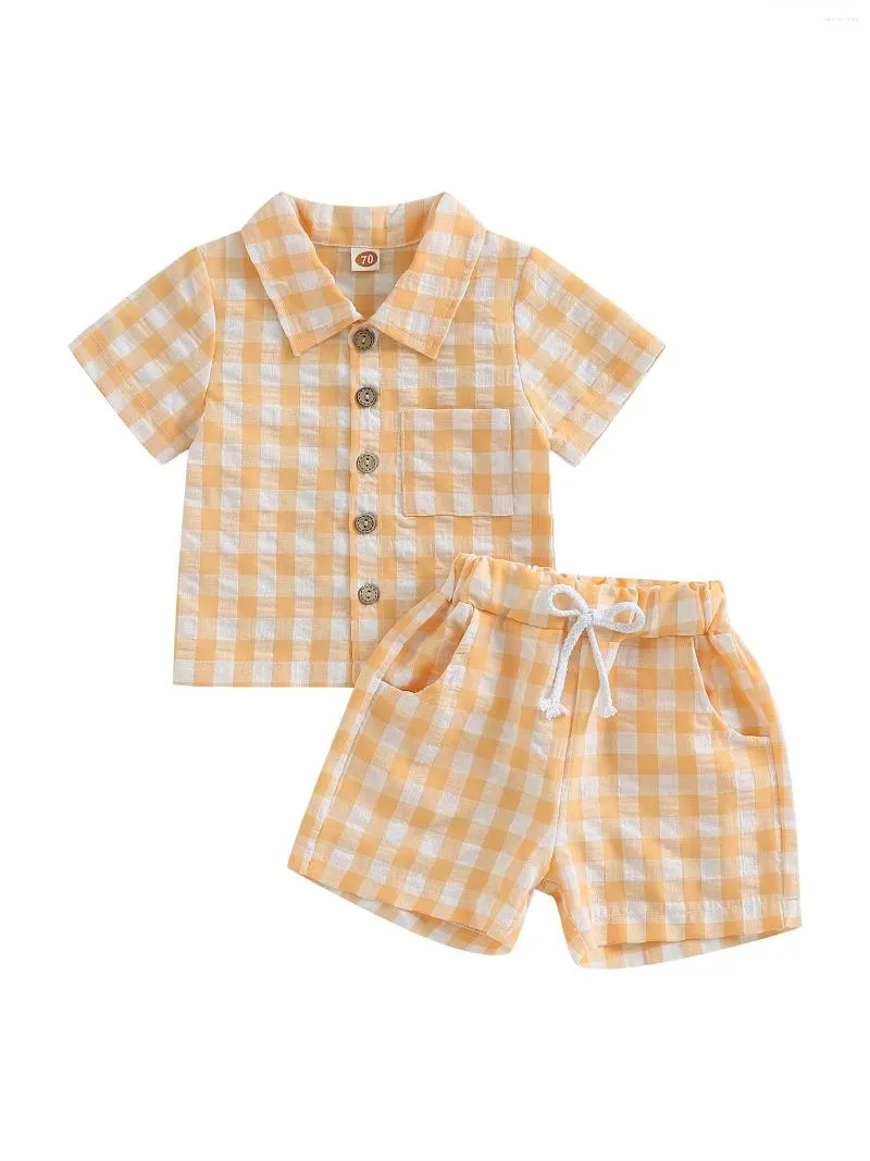 Conjuntos de ropa para bebés y niñas, conjuntos de lino y algodón, conjunto de salón de verano de 2 piezas, camisa de manga corta con botones, ropa