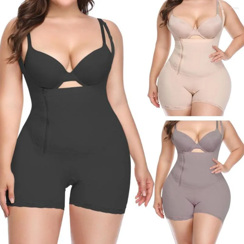 NEMOLEMON Plus Size Body Shaper With Liposuction Girdle Clip And