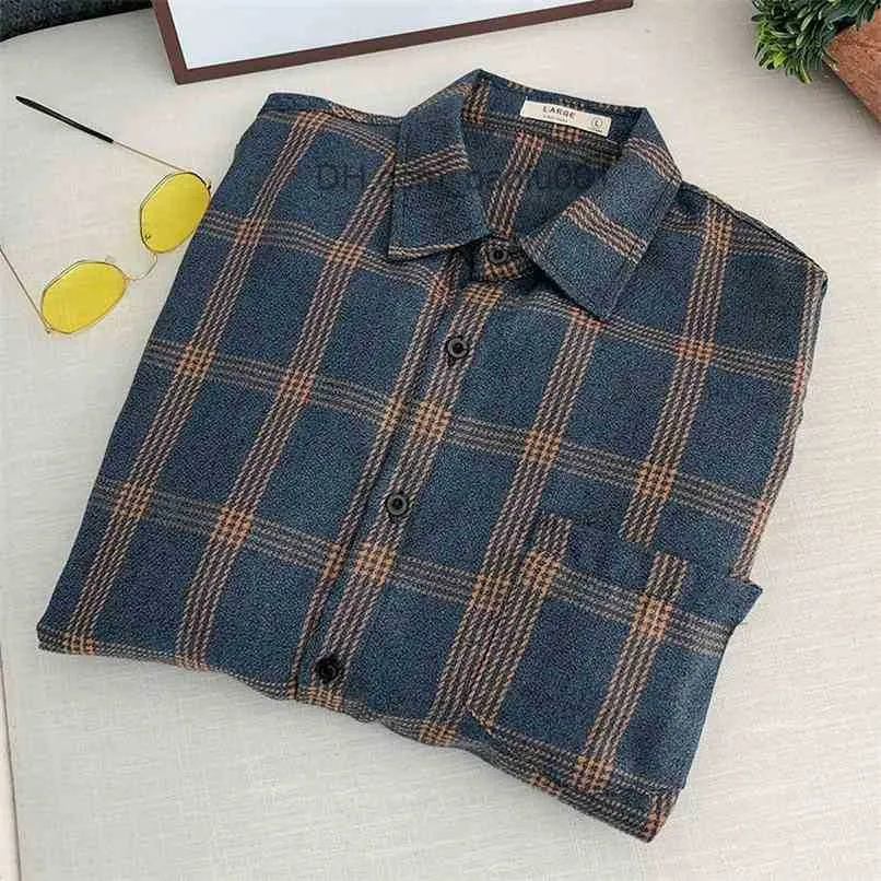 Camicie casual da uomo Camicia a quadri di arrivo primaverile Uomo Casual manica lunga maschile Abbigliamento di alta qualità Ragazzi ammaccature per vestiti 230706