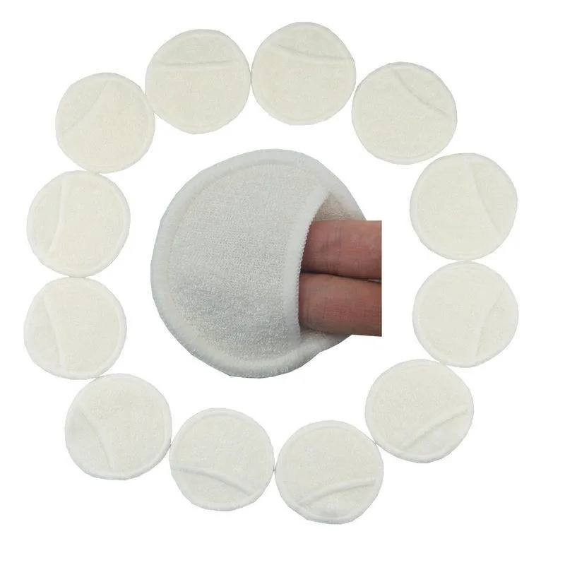 Bamboo Cotton Soft Reusable Skin Care Face Wipes Washable Deep Cleansing Cosmetics Tool Round Makeup Remover Pad F3210 Vians