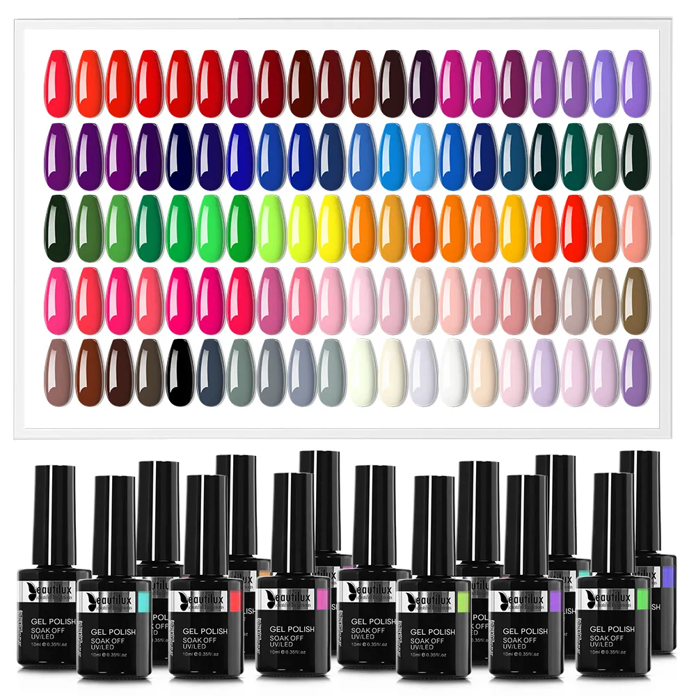 False Nails Beautilux Soak Off UV LED High Pigment Gel Nail Polish Art Lacquer Supplies for Professionals 230704