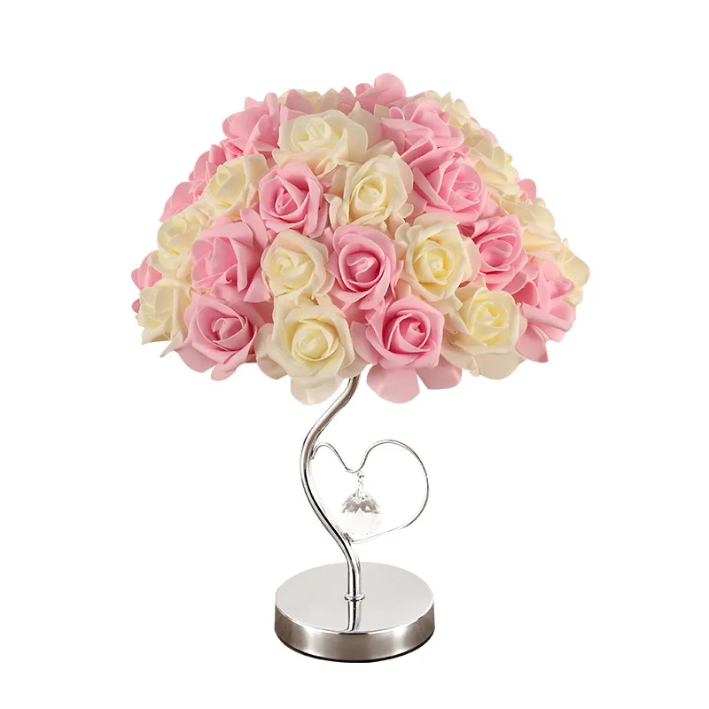 Lampada A Forma Di Rosa WSYEAR Regalo Per Festa Della Mamma - Dimmerabile, Ricaricabile, Senza Fili, Luce Calda