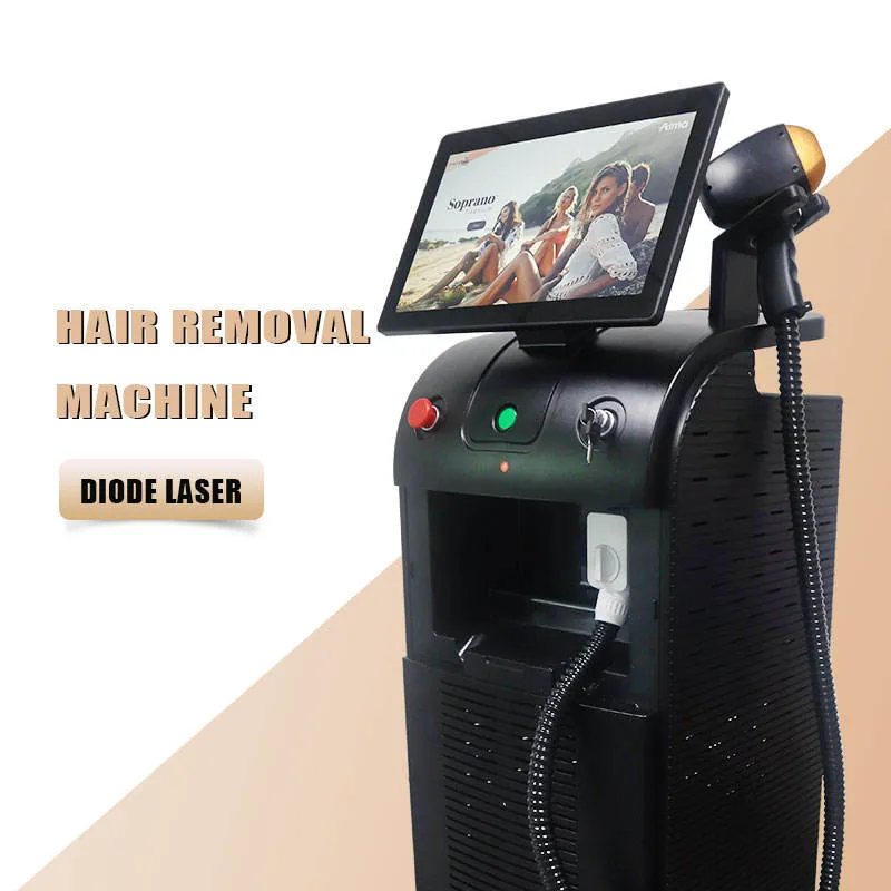 808Nm Painless Diode Laser Hair Removal 3 wavelength Trio Lazer Ice Platinum Lazer