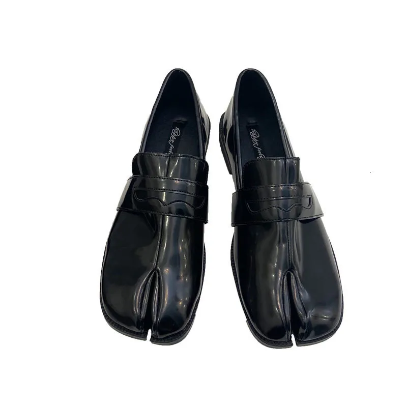 Sukienka Buty Mieszkania Tabi Ninja Mokasyny Okrągły Split Toe Płytkie Kobiety Pojedyncze Buty Slip On Slingback Muły Skórzane Buty Miękkie Mokasyny 230703