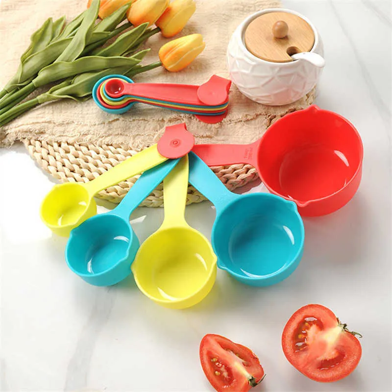 Buy Wholesale China Plastic Measuring Spoon Set 5 Pcs Colorful