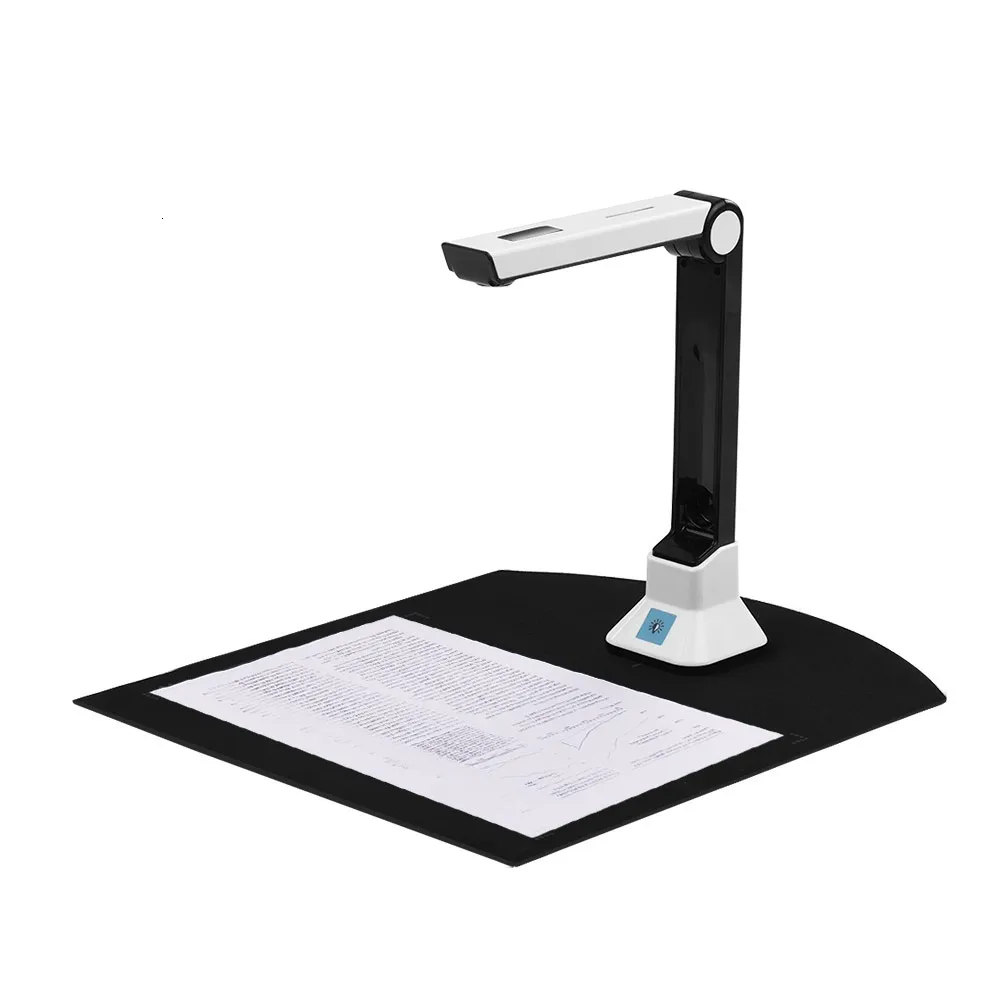 Scanners de documentos BK50 Portable 10 Mega-pixel High Definition Book Scanner Capture Size A4 Document Camera for File Recognition Scanner 230704