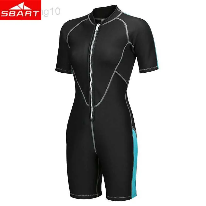 Mute Mute stagne SBART Mute in neoprene da 2 mm Mute da nuoto da uomo Mute da bagno intere addensate Manica corta Mute da surf da immersione profonda HKD230704