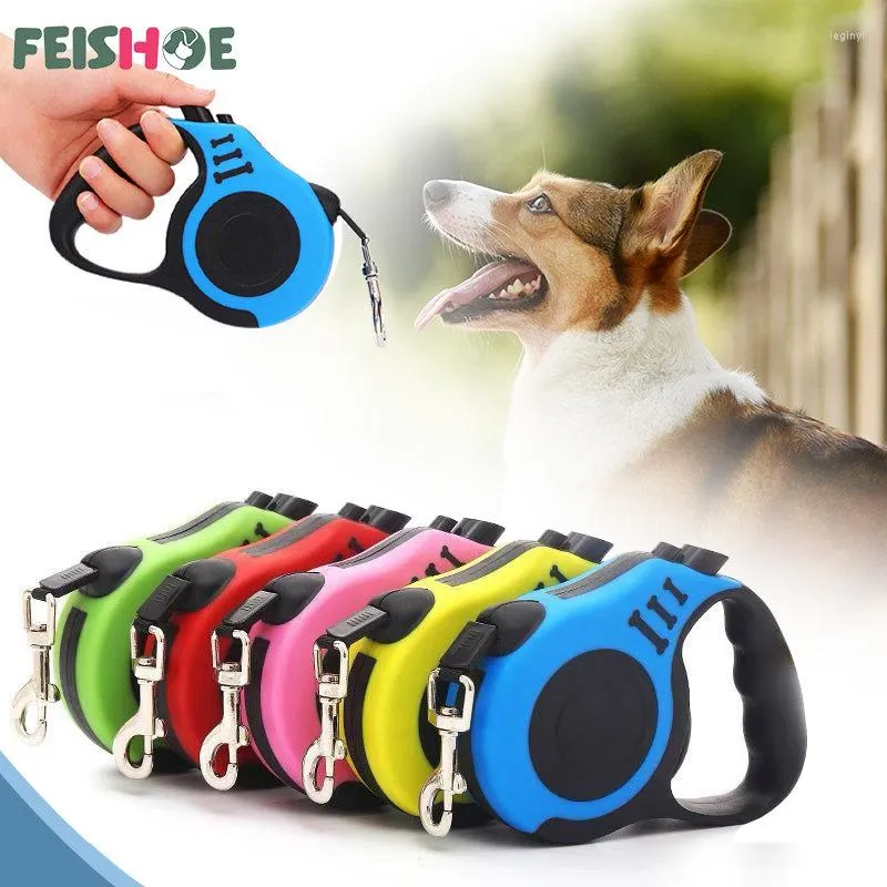 Dog Collars Retractable Durable Leash Outdoor Training For Small Medium Large Dogs Collier Pour Chien Accessories