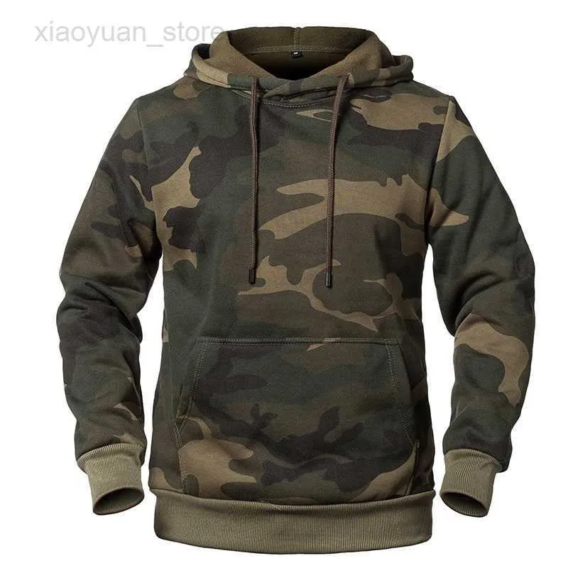 Hommes Hoodies Camouflage Hoodies Hommes Militaire Sweat À Capuche 2023 Printemps Hommes Camo Polaire À Capuche Pull Casual Mâle Hip Hop Lâche Vêtements HKD230704