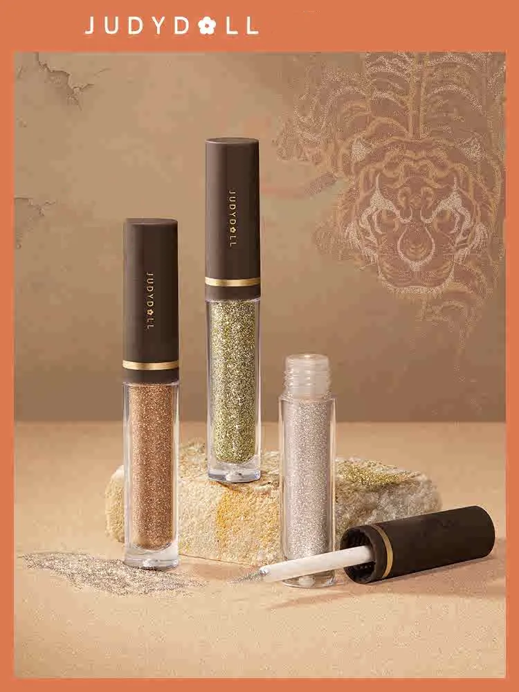 Liquid Eyeshadow Shimmer Glitter Sequins Brighten Highlighter Makeup