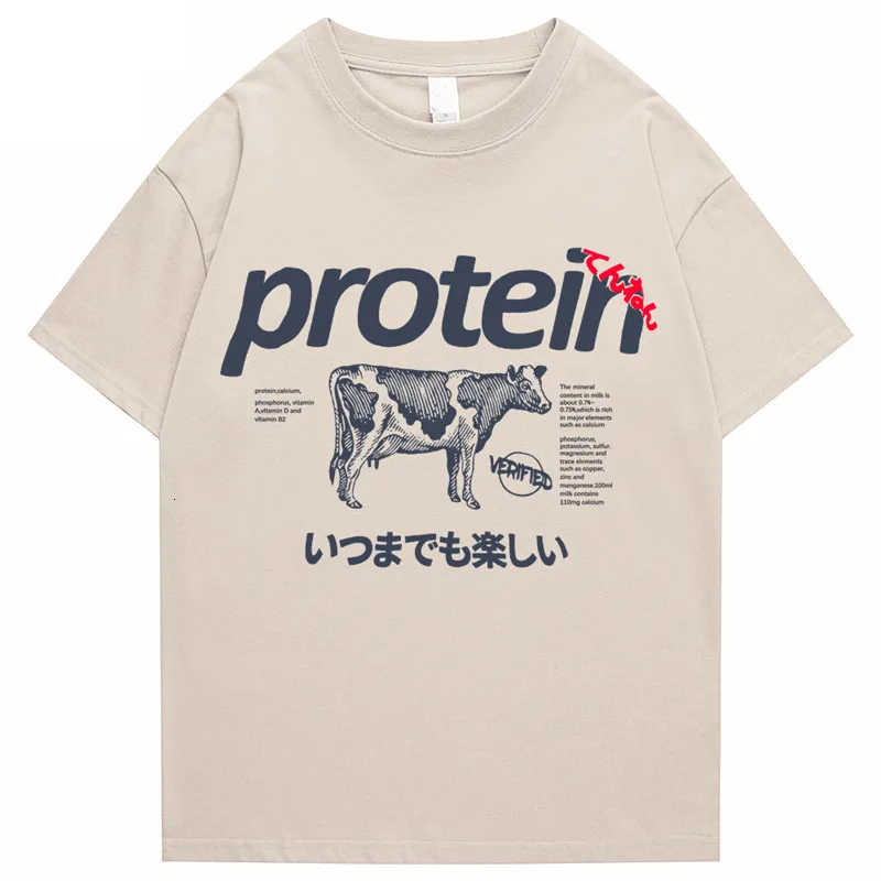 Männer T-Shirts Protein Cartoon Grafik Kawaii Männer T-shirt Sommer Kurzarm Oversize Mann T-shirt Japanische Harajuku männer Kleidung 230703