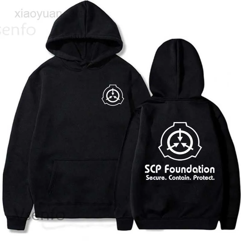 Männer Hoodies Mit Kapuze Scp Foundation Hoodies Foundation Männliche Pullover Streetwear Herren Kleidung Herbst Hoodie HKD230704