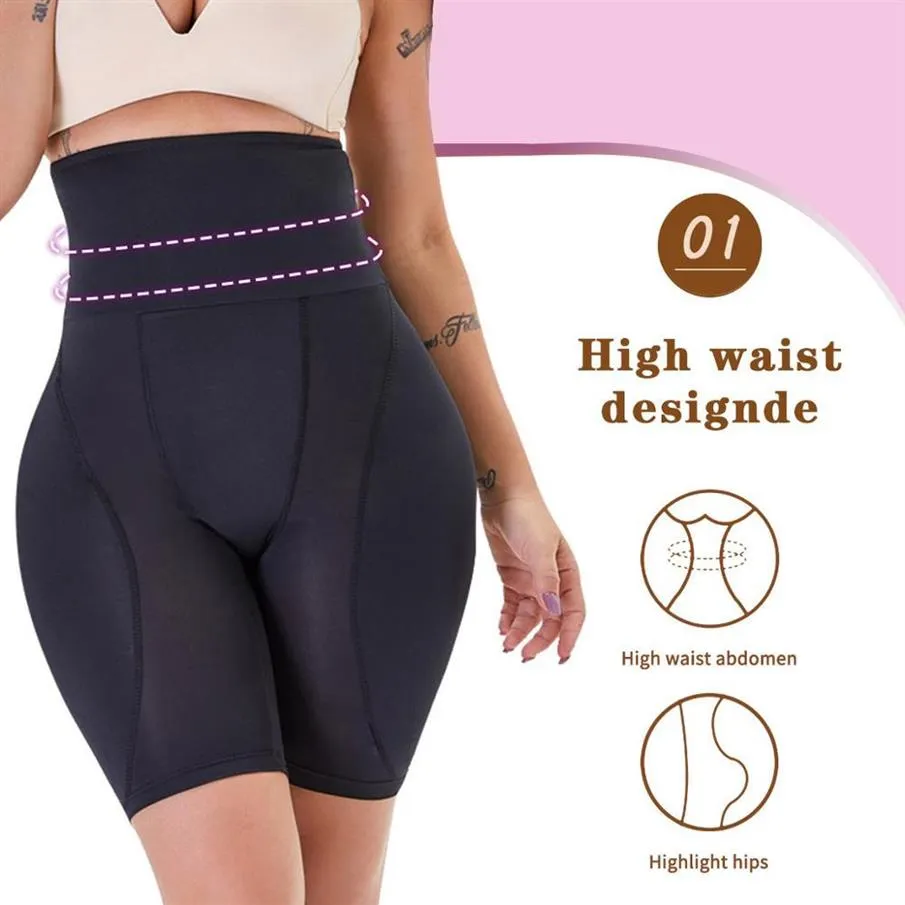 Minifaceminigirl Slimming Sheath Belly Women Butt Lifter Shapewear Panty Padded Thigh Trimmer Waste Trainer Binders And Shapers Y22924