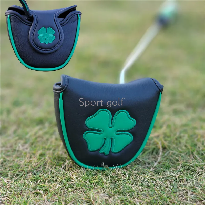 Inne produkty golfowe Lucky Clover Golf Club Driver Fairway Wood Putters Mallet Putter i Iron Headcover Wodoodporny pokrowiec ochronny na kij golfowy 230703