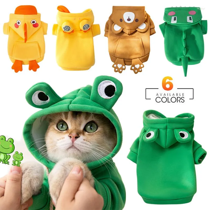 Cat Costumes Funny Pet Clothes Hooded Sweatshirt Warm Coat Sweater Cold Weather Costume For Puppy Small Medium Large Dog