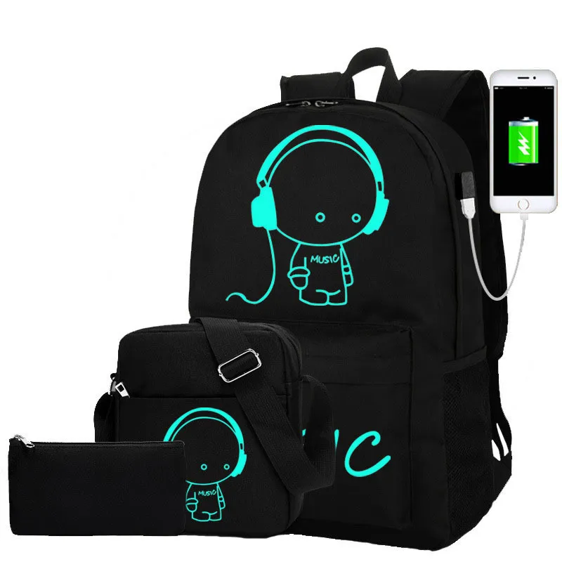 Sacs d'école sacs d'école lumineux pour garçon ciel étoilé étudiant sac à dos sac à dos épaule 15-16 pouces avec port de chargement USB sacs à dos de verrouillage 230703