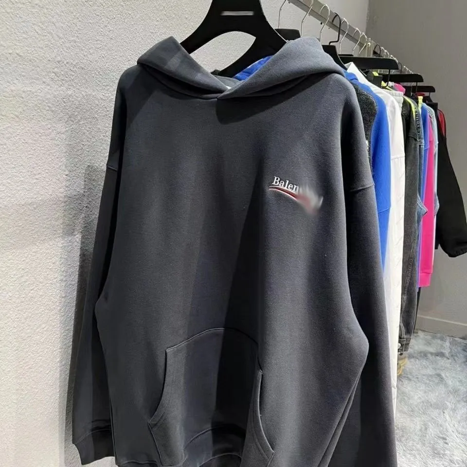 balencia hoodie Designer Balencia Sweats à capuche pour hommes Sweats à capuche Lettre Streetwear Lâche Oversize Pull à manches longues Sweat à capuche élégant et polyvalent