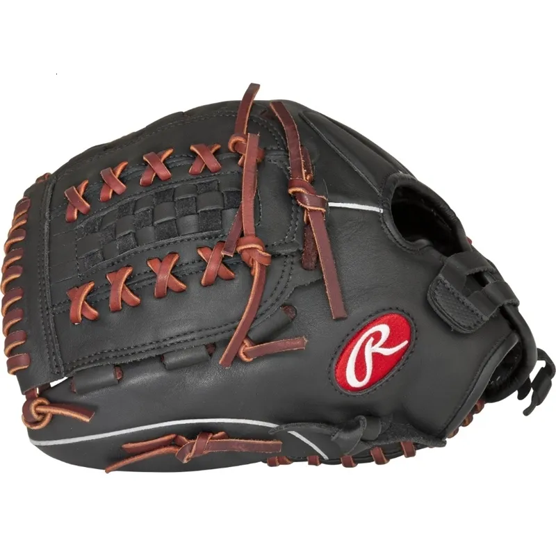 القفازات الرياضية Meizhi 12.5 "سلسلة Gamer Softball Glove رمي اليد اليسر