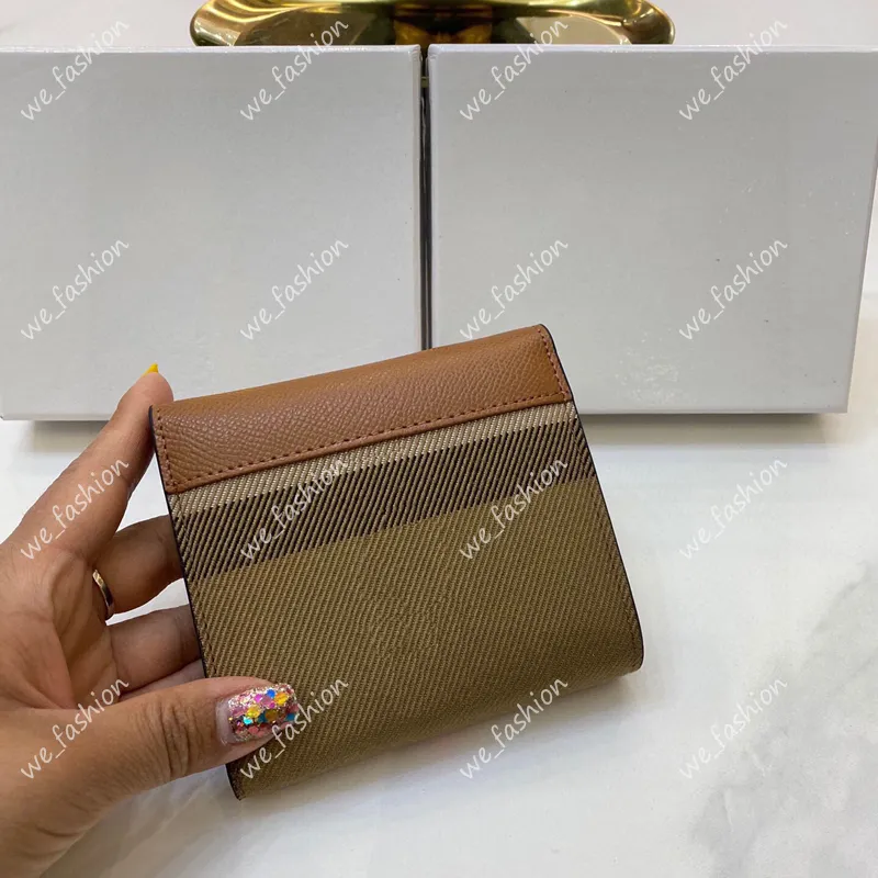 Wallet Mens Designer Wallets Women Three Fold Money Bag Womens Designers Purse Card Holder Purses Square Wallets D2307013F
