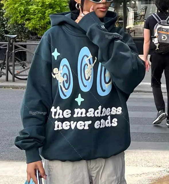 Erkek Hoodies Sweatshirts Harajuku Mektup Baskılı Hoodies Kadın Punk Bayanlar Sweatshirt Vintage Giysileri Gotik Grunge Y2K Kadınların Üstleri Sokak Giyim 230703