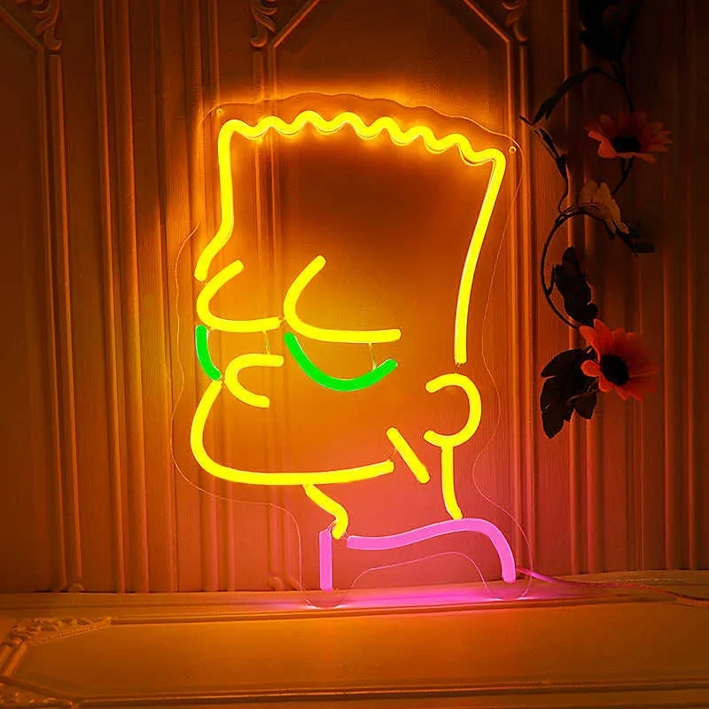 Lights 45cm Neon Flex LED Night Light Custom Yellow... From Fadacai08 ...