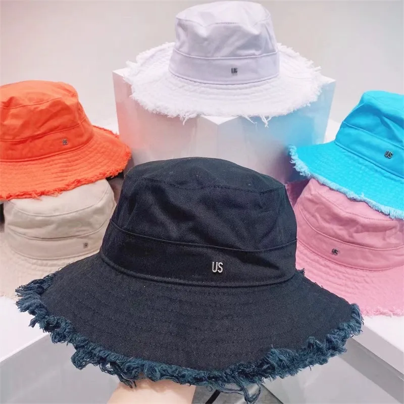 Luxushut mit Quasten, Herrenhüte, rund, ausgefranste Krempe, Sommer, Strand, Le Bob Gorras, gemeinsame Persönlichkeit, Damen, trendiger Designer-Eimerhut, tragbar, PJ027 C23