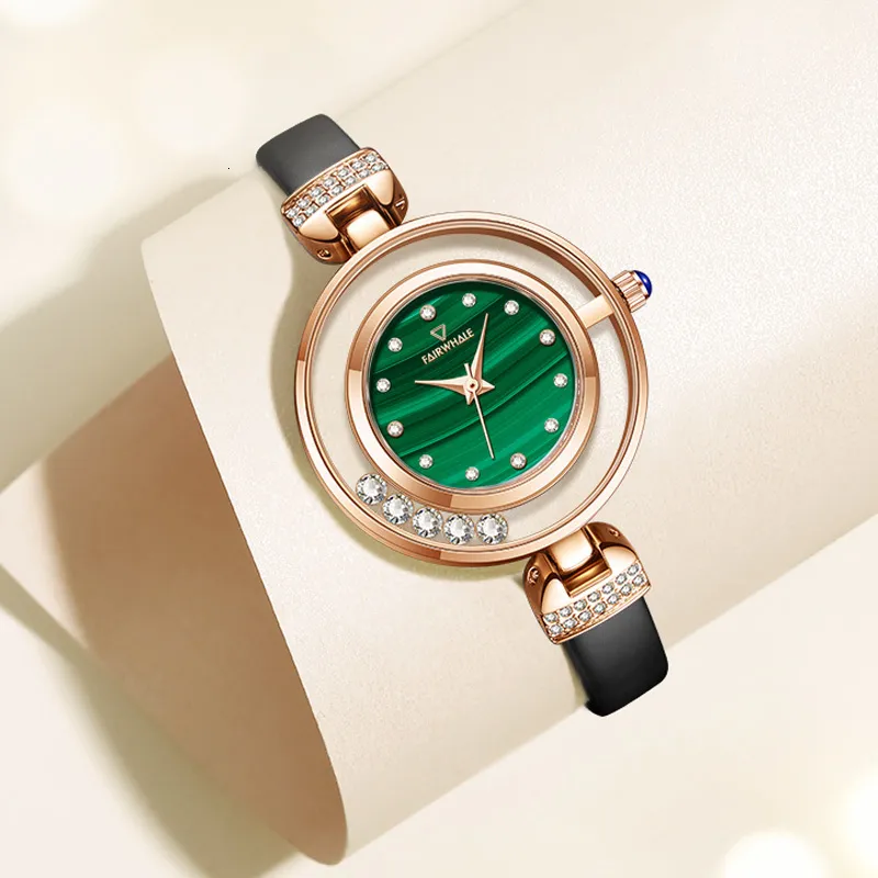 女性の腕時計 2023 高度なデザインのファッションクォーツ腕時計ギフトダイヤモンド腕時計女性ブランドの高級レプリカアクセサリー 230703