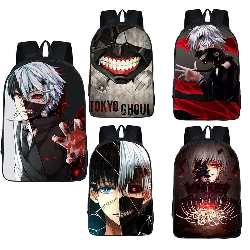 Sacs Anime Tokyo Ghoul Sac à dos pour les adolescentes Boys Childre