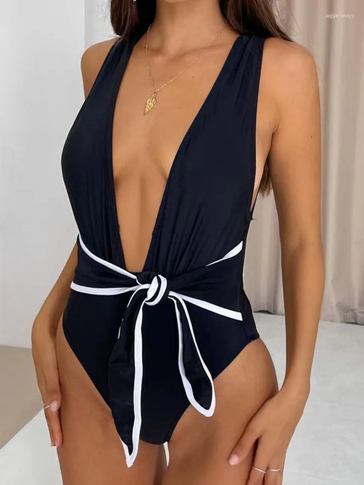 Женские купальные костюмы глубокая v nece one piece swimsuit Женщины купают костюм боди боди сексуальные цельные костюмы сплошной пляжная одежда летние монокини