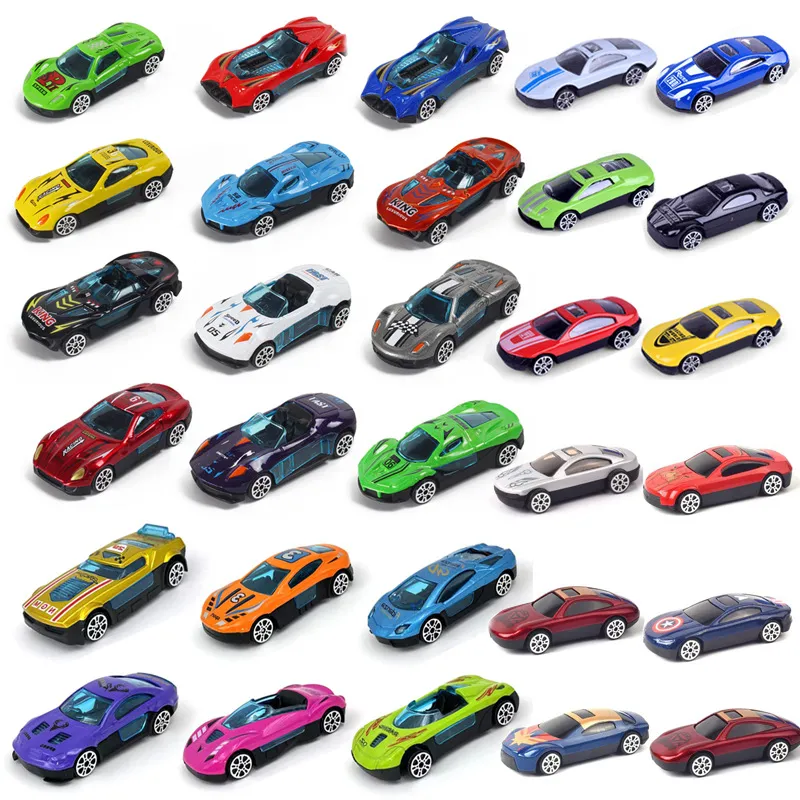 Wholesale 1:64 small alloy car model simulation sports car set Car Racing boy children toy car