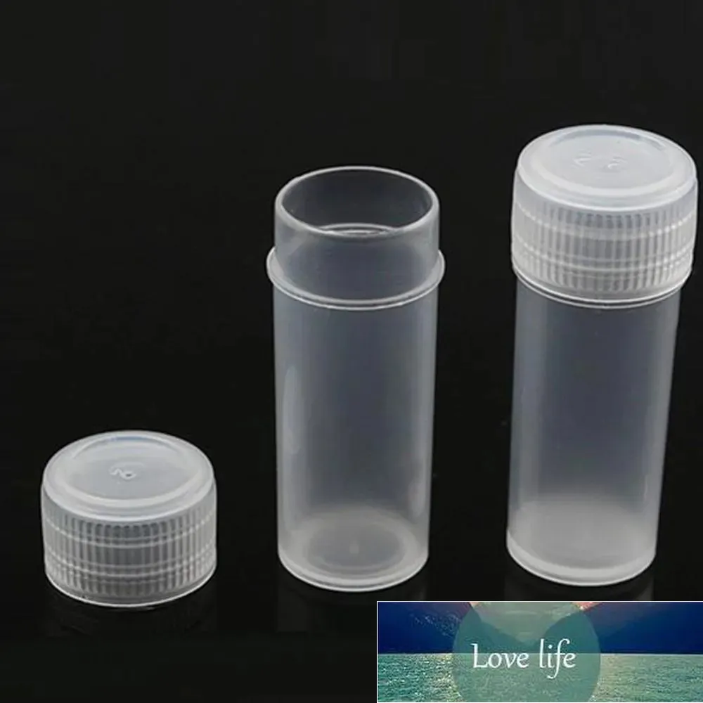 100 sztuk mała plastikowa butelka, zdrowie osobiste plastikowe butelki PP 5 gramów hurtowa butelka do pakowania butelka fiolka pojemniki do przechowywania jakości