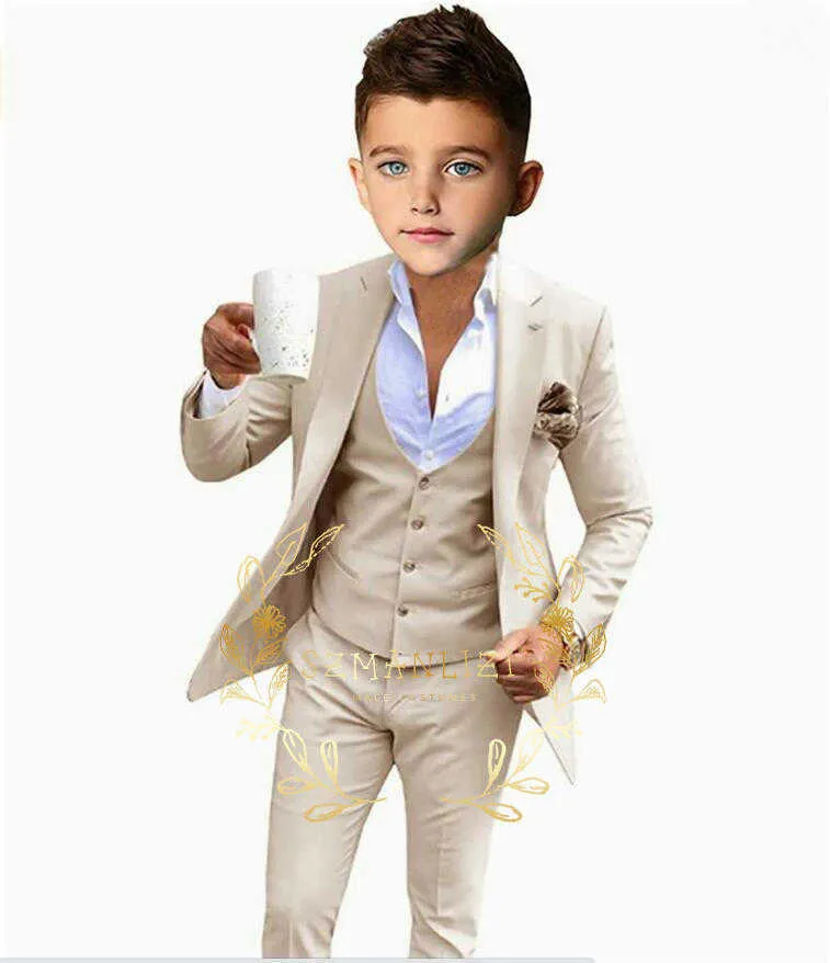 Suits Formal Boy Suit Set for Weddings Children Party Host Costume Wholesale Clothing Costume Enfant Garon 2023HKD230704